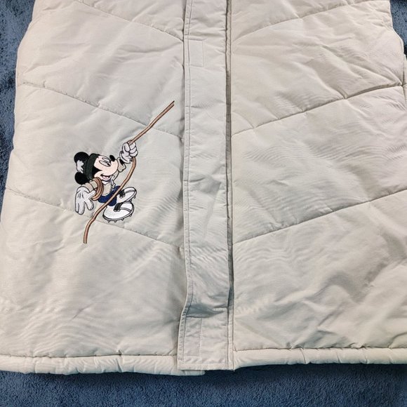 Disney Mickey Club Size 13 Beige Winter Jacket Outerwear Rain Outdoors Warm - Picture 5 of 14